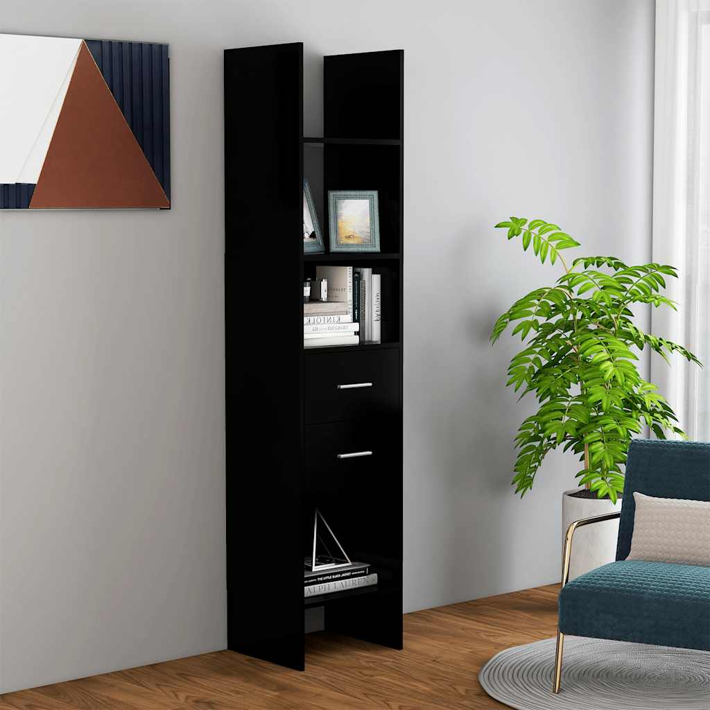 Bücherregal Weiß 40x35x180 cm Holzwerkstoff