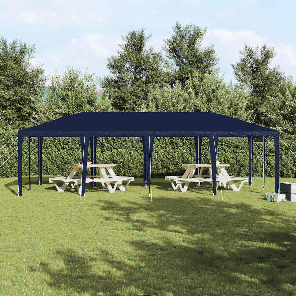 Party-Zelt Weiß 400 x 400 x 266 cm Polyethylen und Stahl