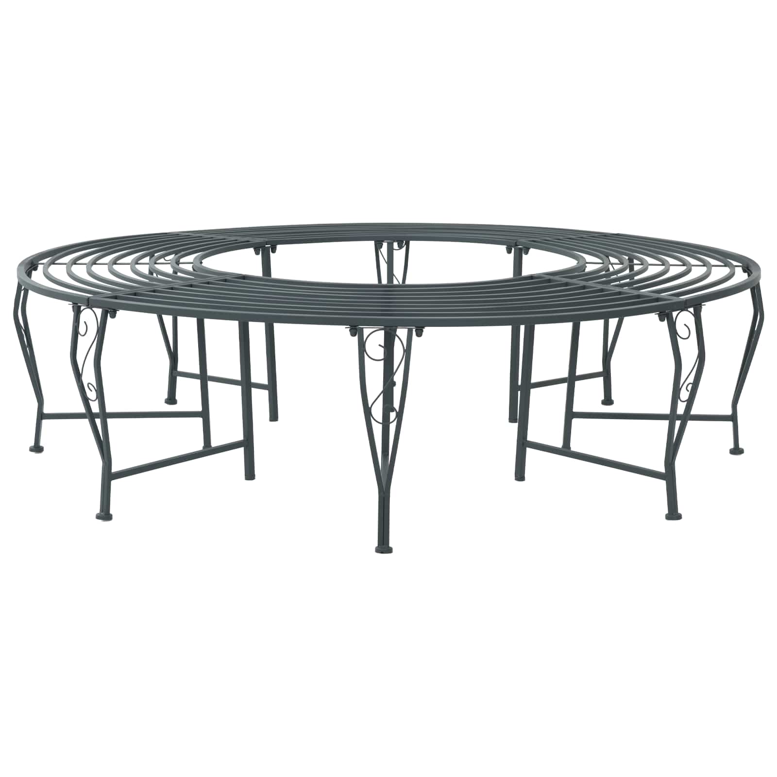 Baumbank 160 cm Stahl