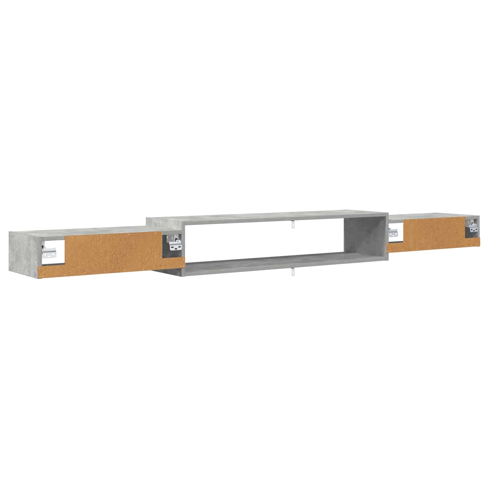 Wandmontierter TV-Schrank Wandhalterung Weiß 140 x 28 x 21 cm