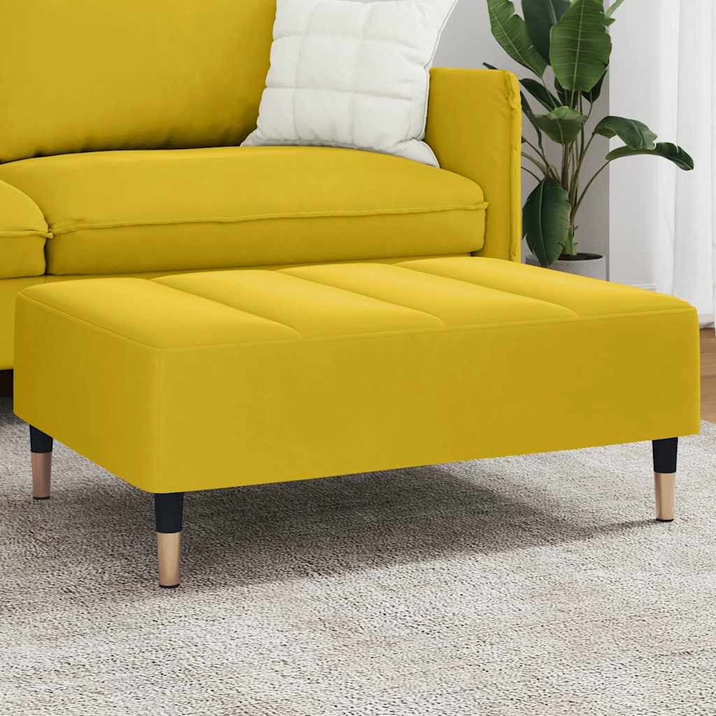 Fußhocker Hellgrau 77x55x31 cm Samt