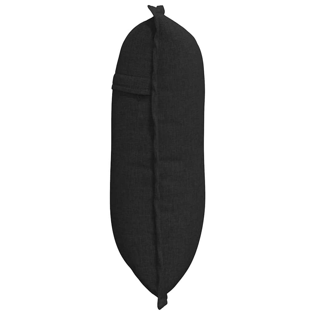 Rückenkissen Hellgrau 50 x 19 x 45 cm Stoff