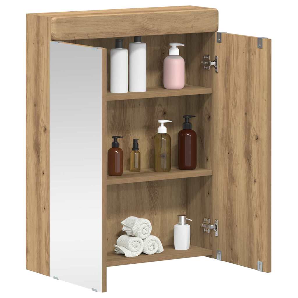 Badezimmermöbel-Set TULUM 2 pcs Weiß 60 x 34 x 63 cm