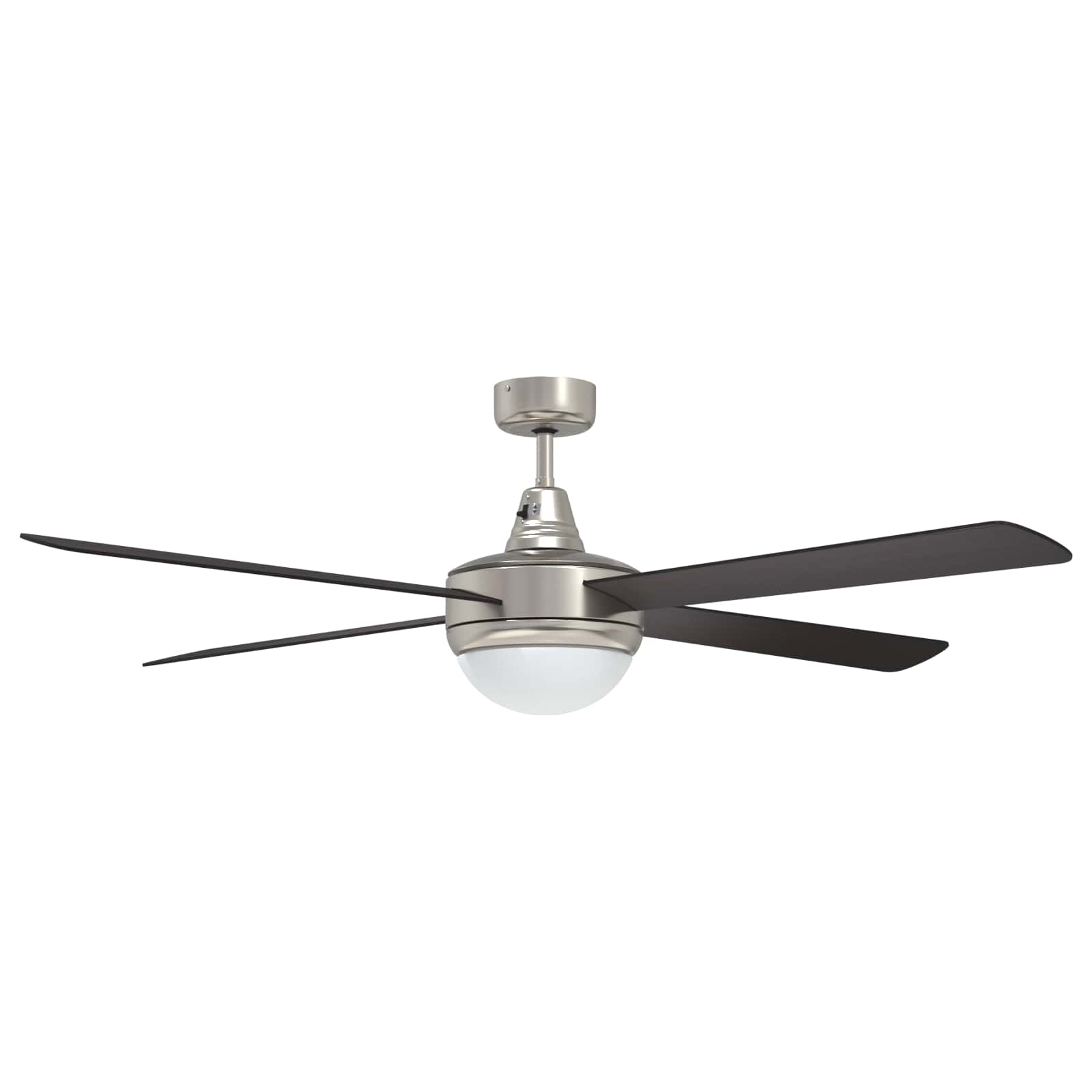 Deckenventilator mit Licht und Fernbedienung Ø 130 cm Weiß