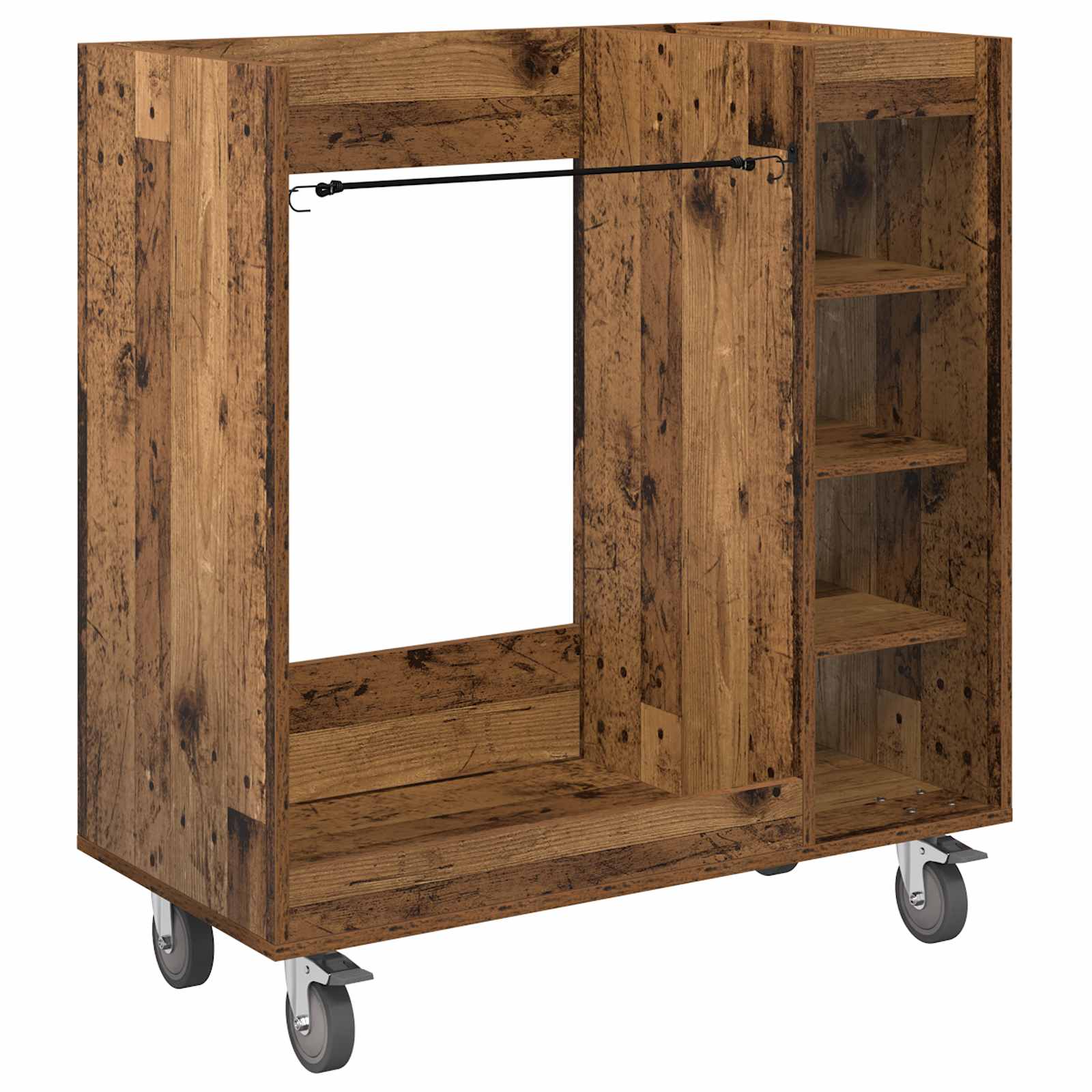 Golf Schrank Mit Rad Uni Weiß 65 x 45 x 98 cm