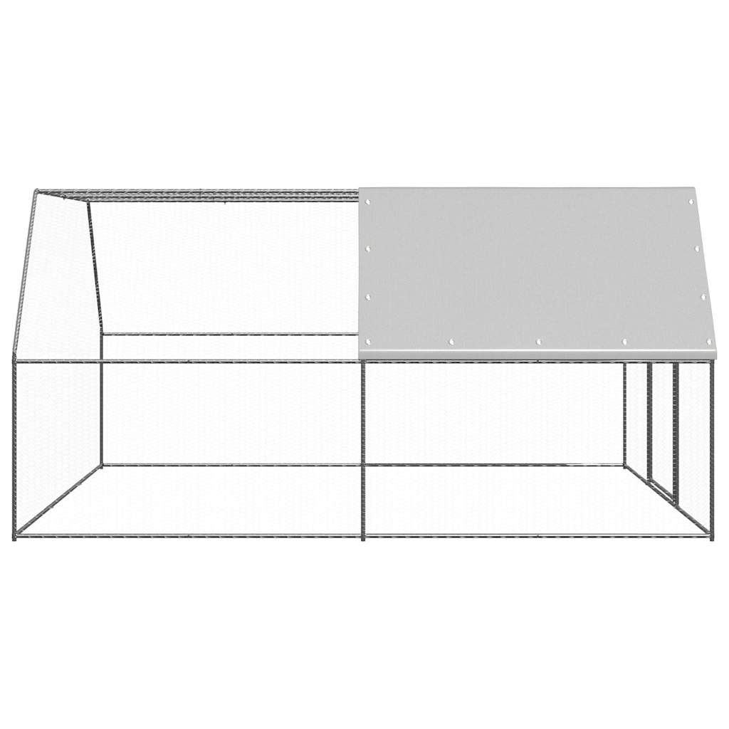 Outdoor-Hühnerkäfig 2x2x2 m Verzinkter Stahl