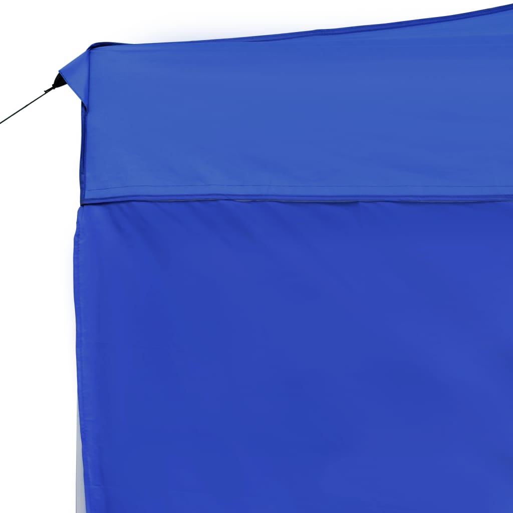 Profi-Partyzelt Faltbar mit Wänden Aluminium 3×3m Weiß