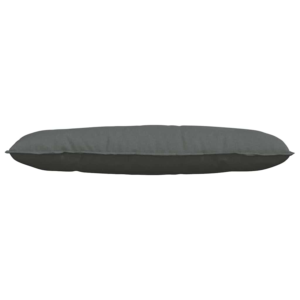 Rückenkissen Hellgrau 50 x 19 x 45 cm Stoff