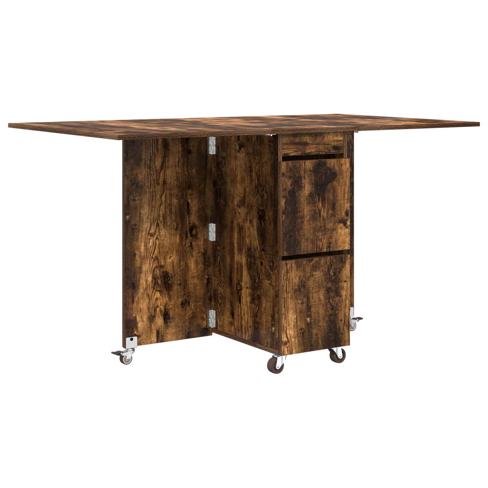 Esstisch 2 pcs 140 x 80 x 77 cm Holzwerkstoff Weiß Rechtwinklig