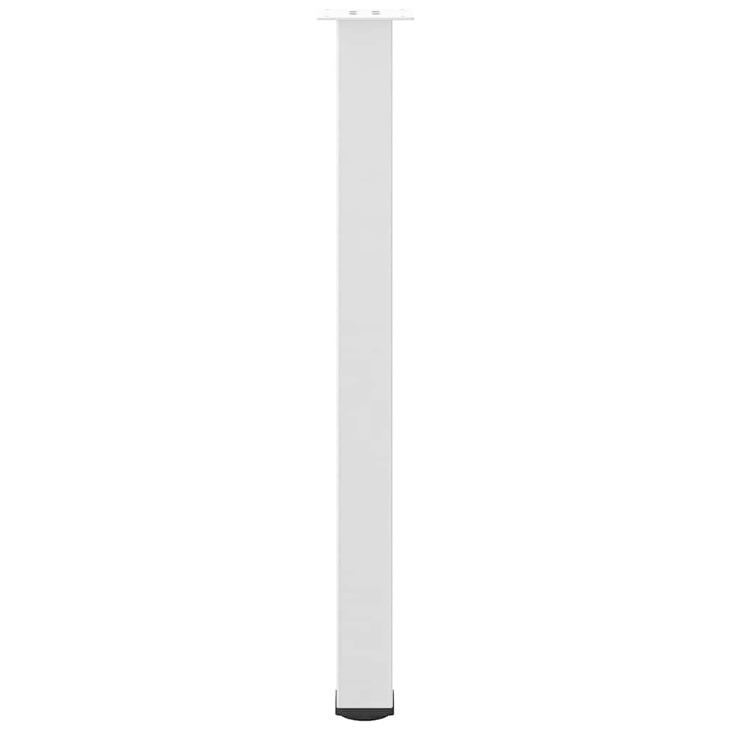 Bartischbeine 4 Stk. Schwarz 100-102 cm Stahl