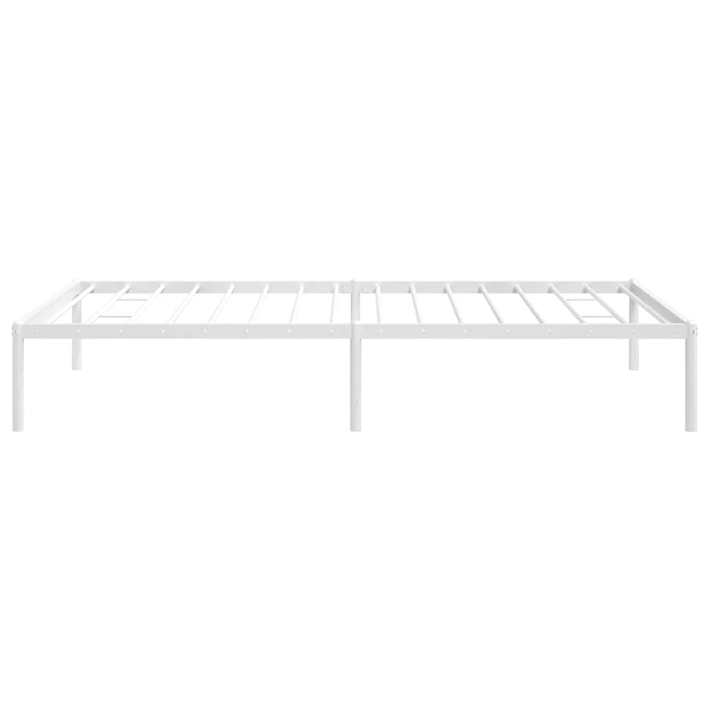 Bettgestell Metall Schwarz 75x190 cm