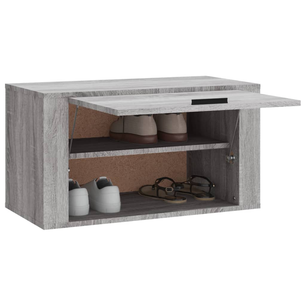 Wand-Schuhschrank Weiß 70x35x38 cm Holzwerkstoff