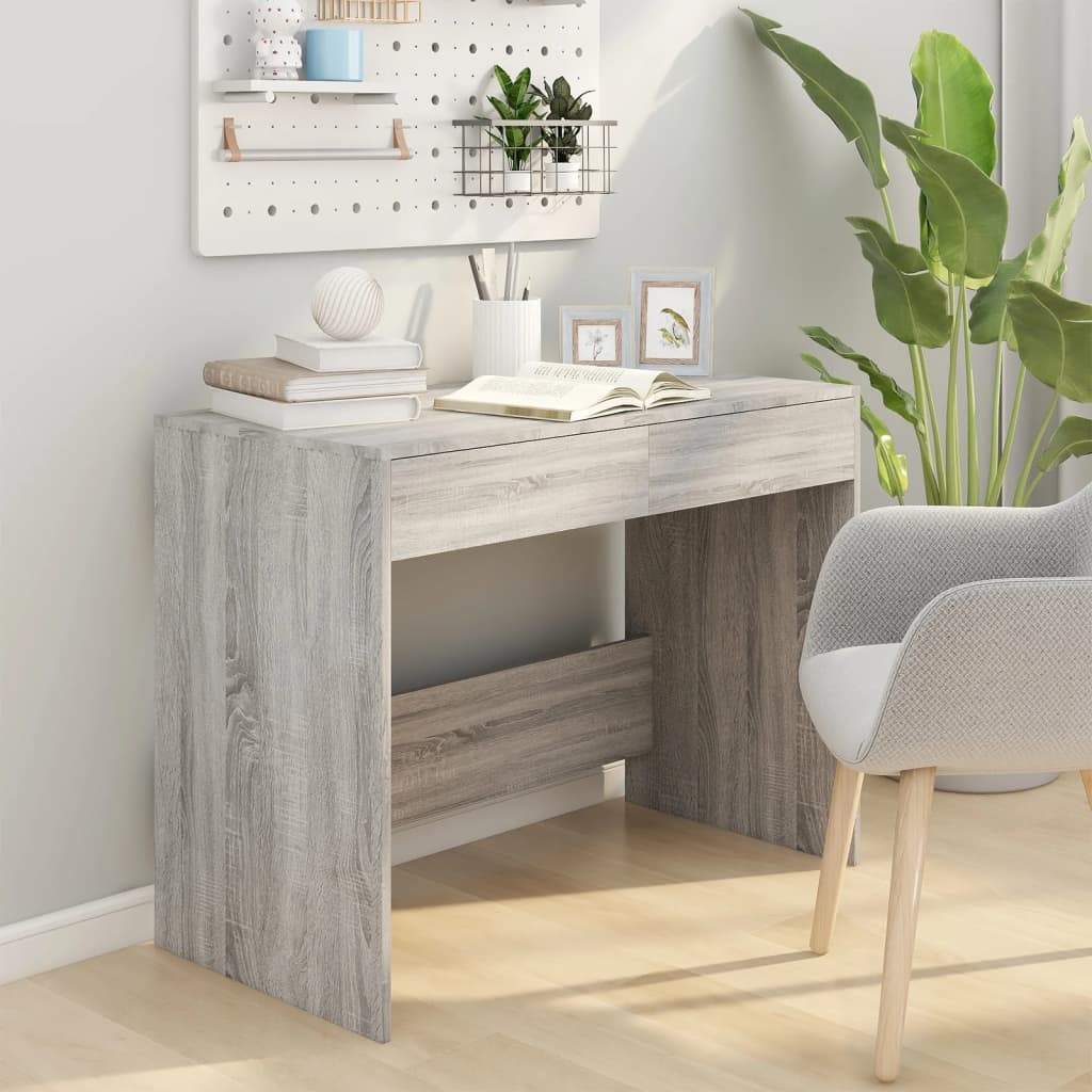 Schreibtisch Weiß 101x50x76,5 cm Holzwerkstoff