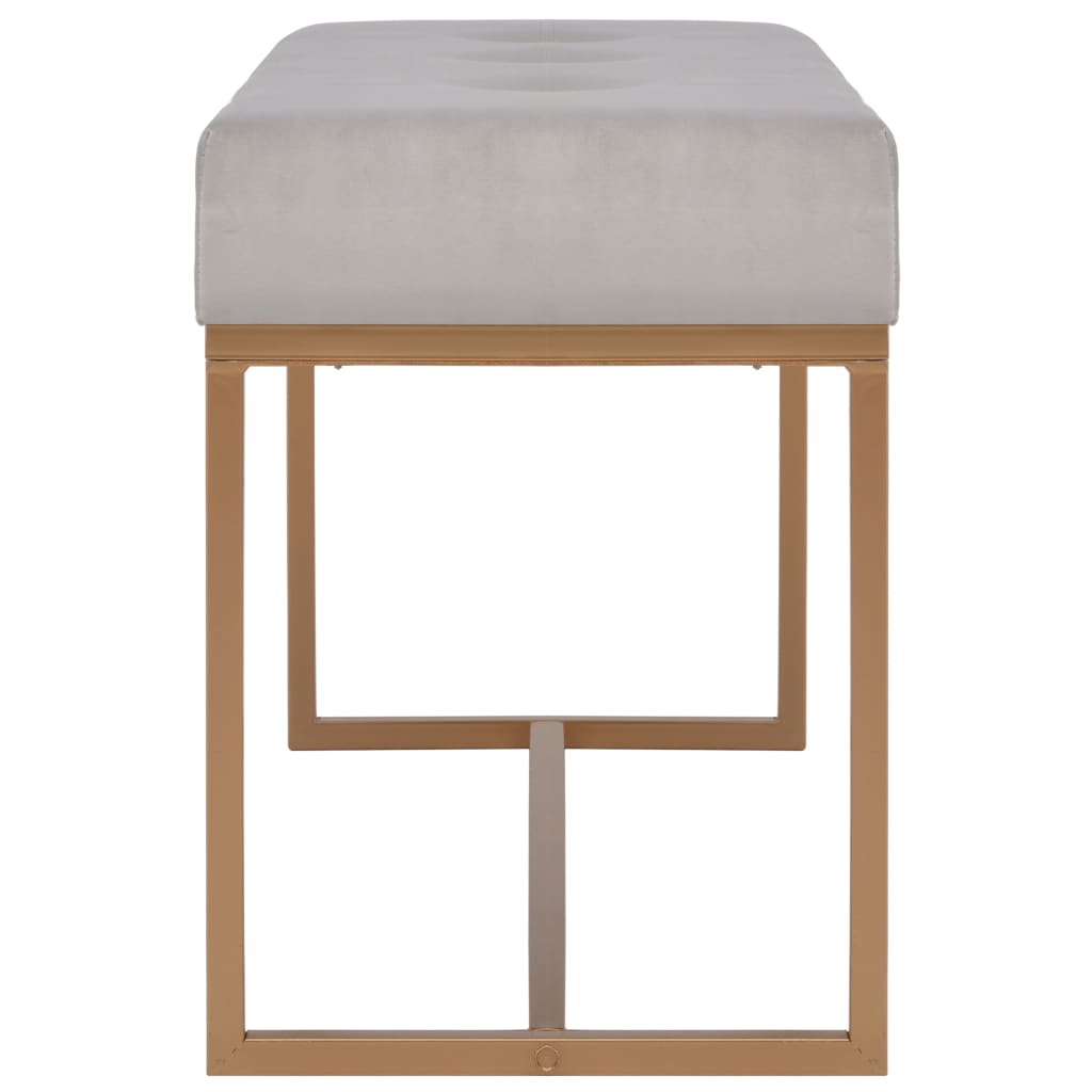Bank 80 cm Grün Samt