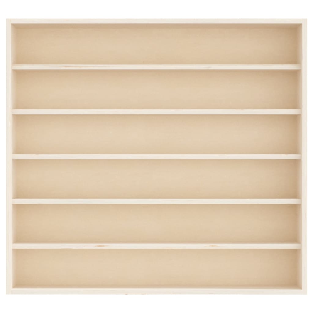 Sammlervitrine aus Holz mit 6 Regalen 40x8,5x55 cm