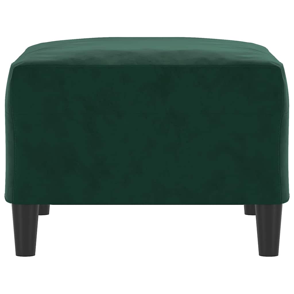 Fußhocker Hellgrau 60x50x41 cm Samt