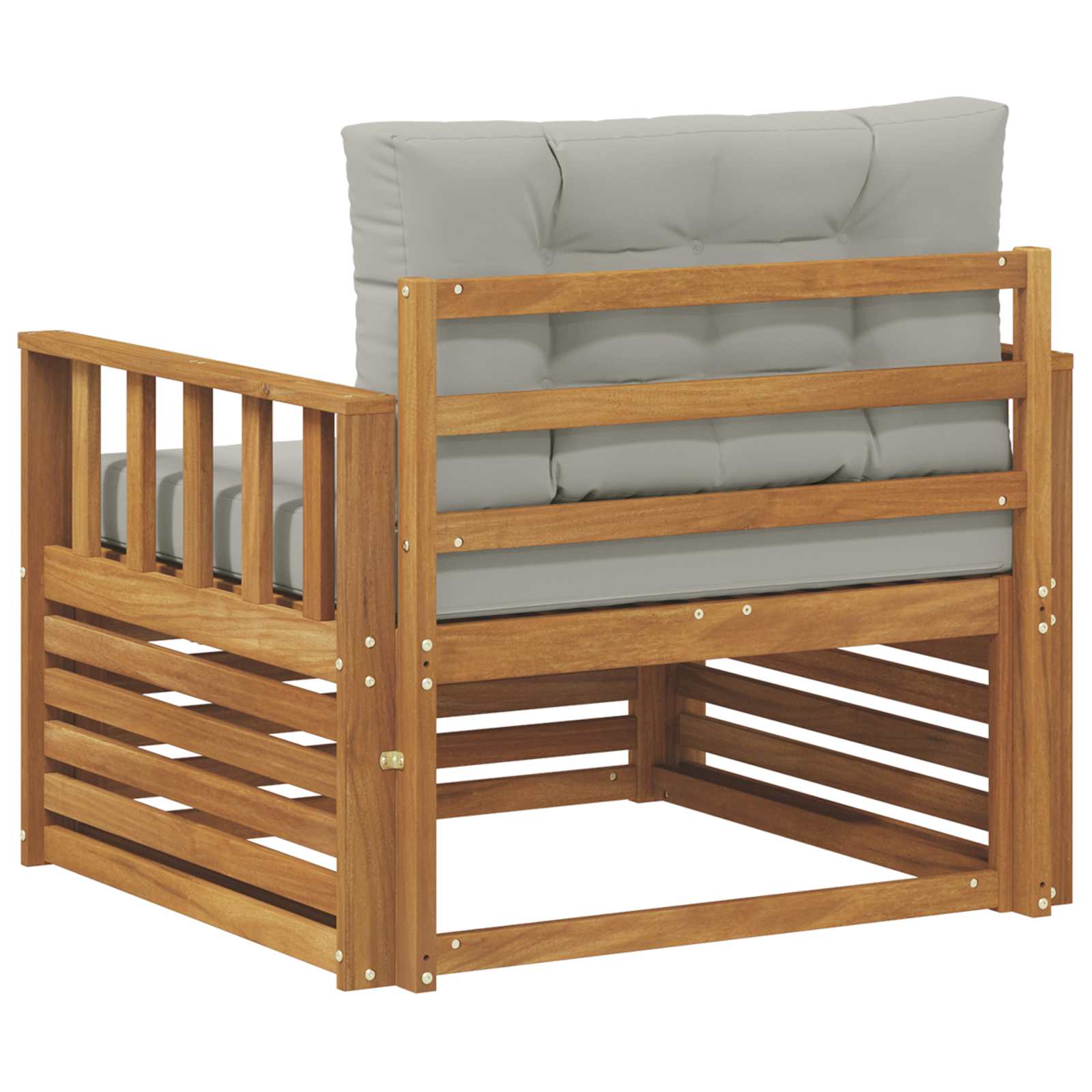 2 Stück Outdoor-Sofa Natur