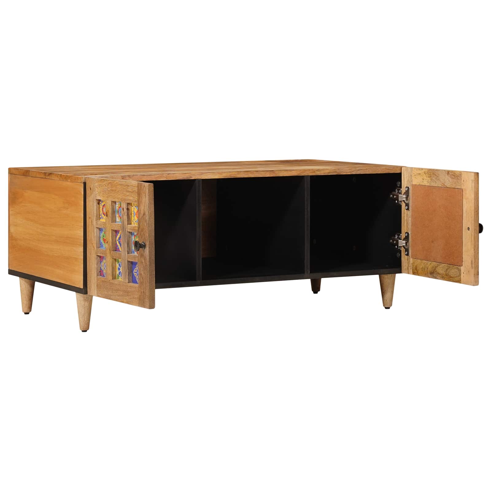 Couchtisch Braun 100 x 54 x 40 cm Massivholz Mango