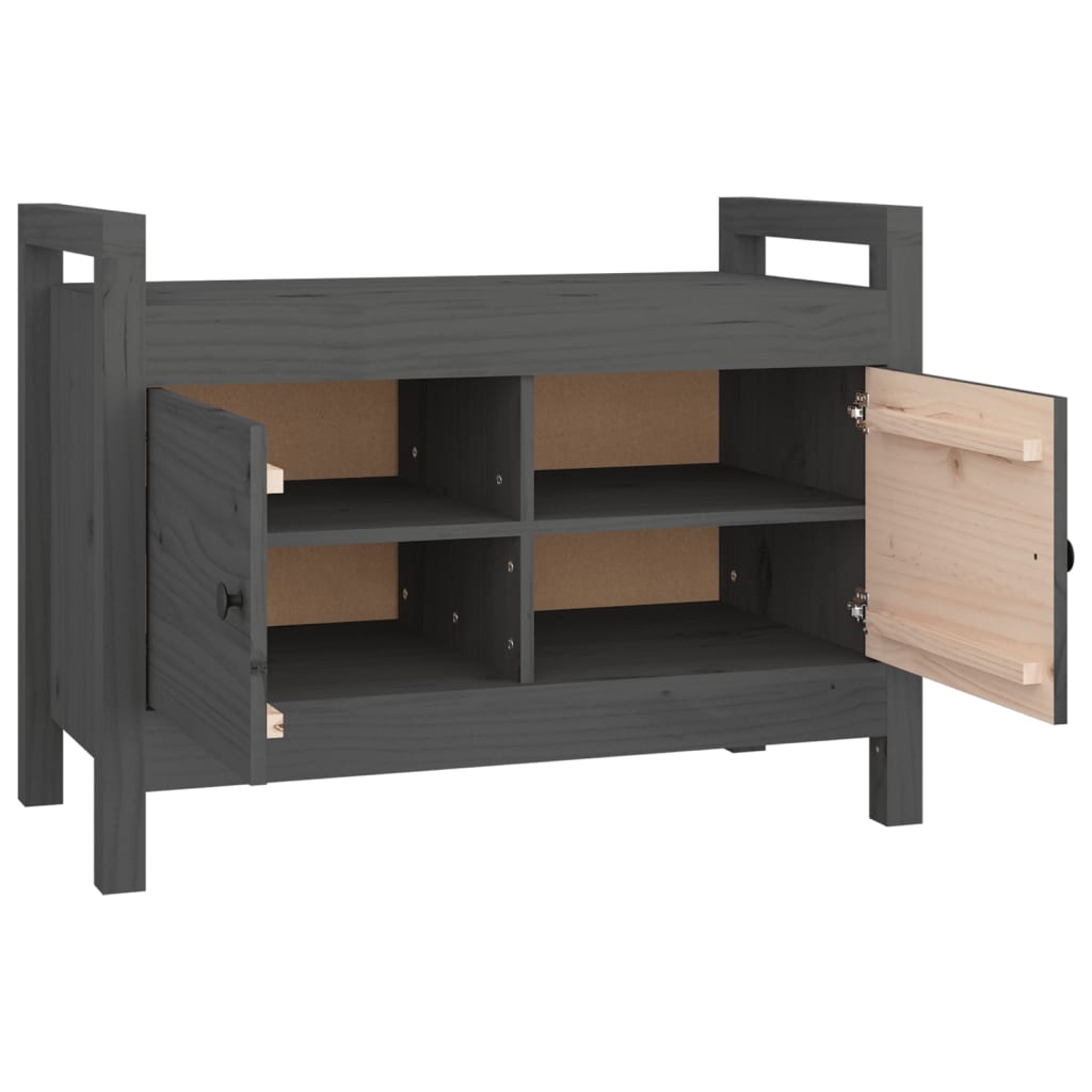 Flurbank 80x40x60 cm Massivholz Kiefer