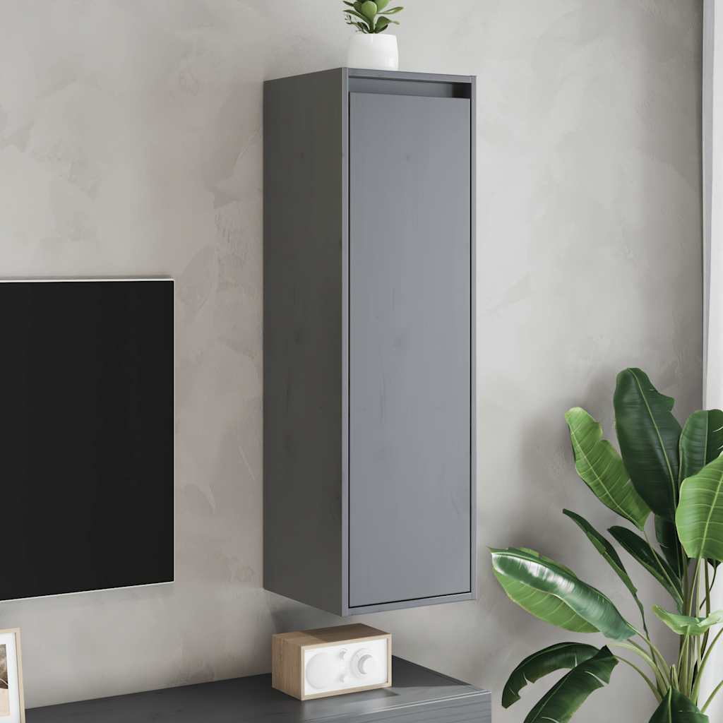 Wandschrank 30x30x100 cm Massivholz Kiefer