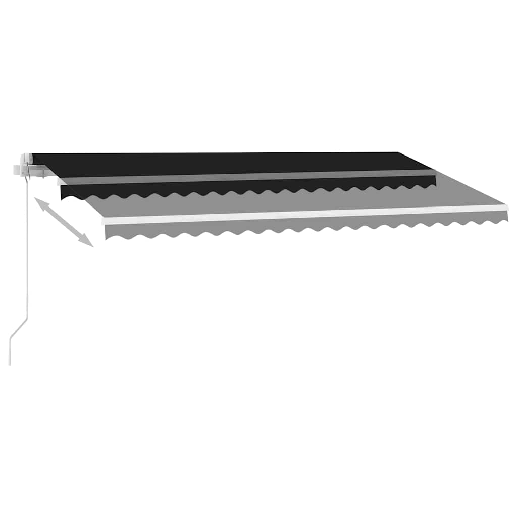 Standmarkise Manuell Einziehbar 300x250 cm Creme