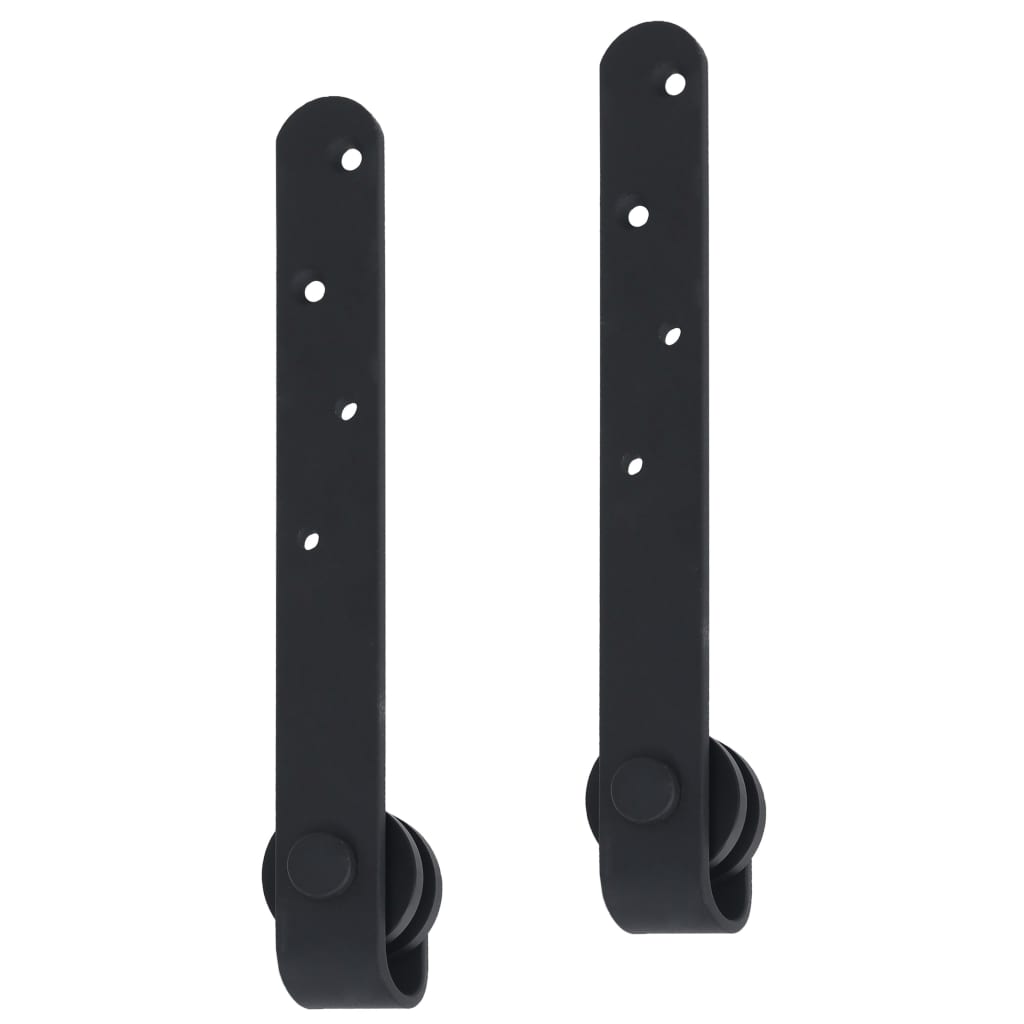 Schiebetürbeschlag Set für Schranktüren 91 cm Karbonstahl