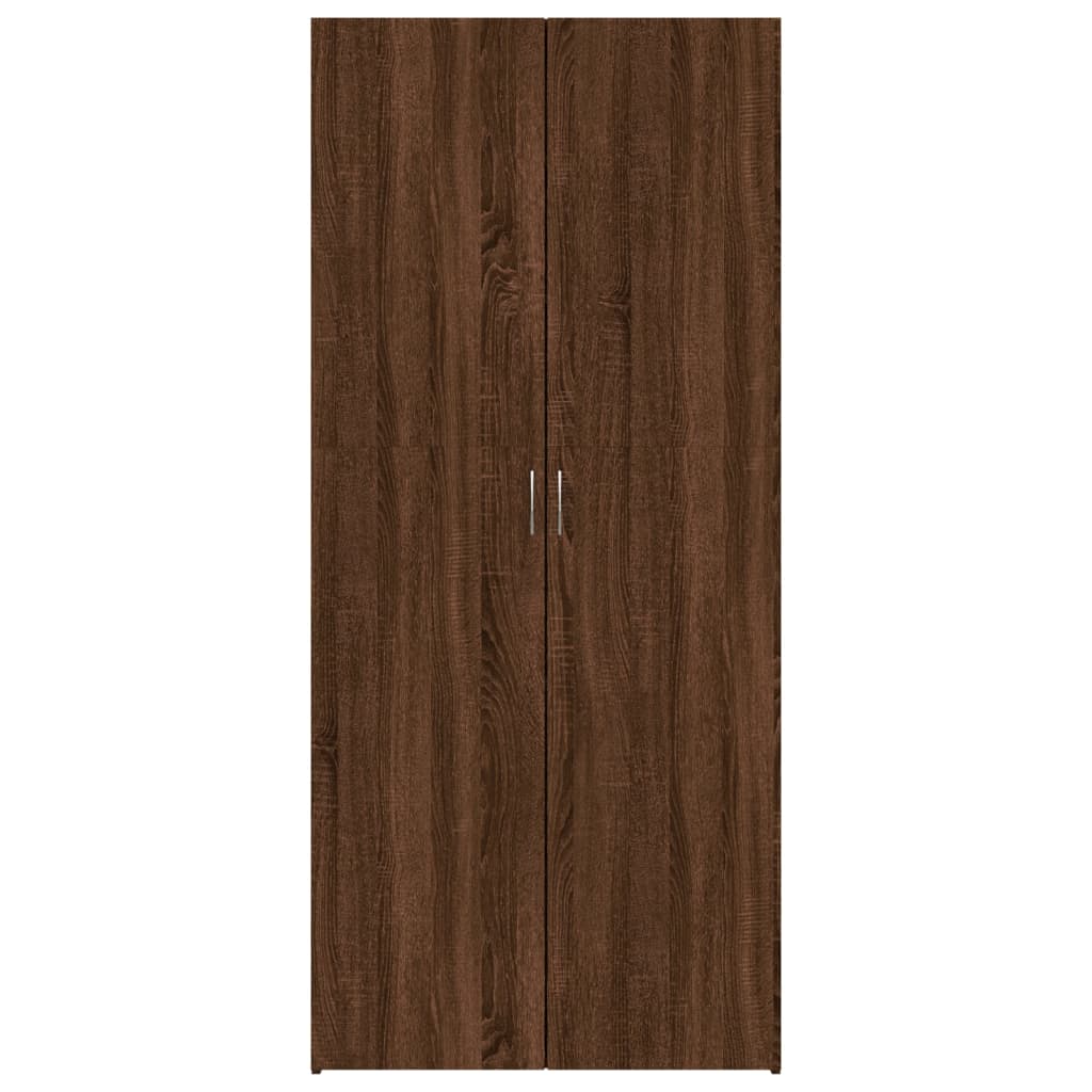 Schuhschrank Weiß 80x35,5x180 cm Holzwerkstoff