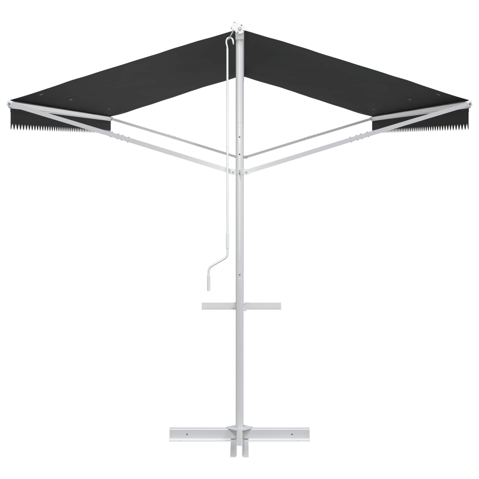 Freistehende Markise 400x300 cm Anthrazit