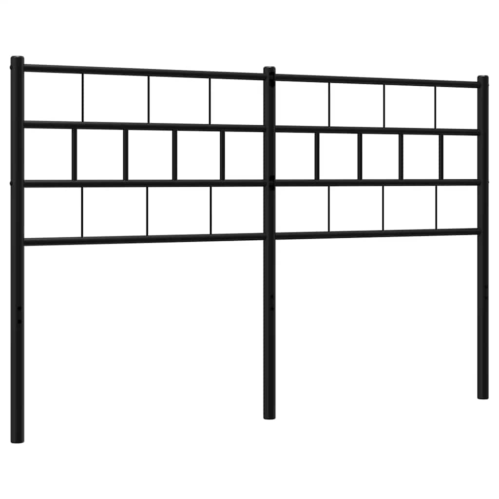 Ersatz-Kopfteil Metall Schwarz 100 cm