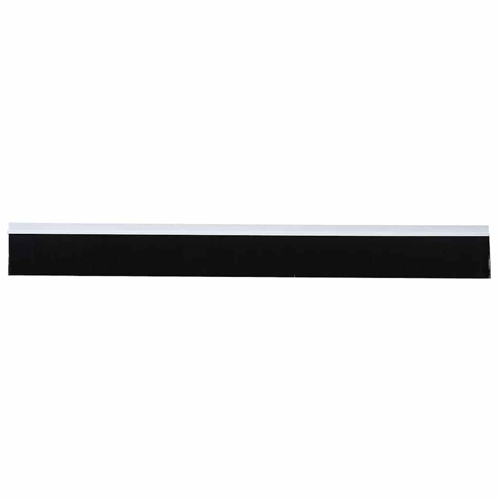 Selbstklebende Türbürstendichtungen 2 pcs Braun 100 cm