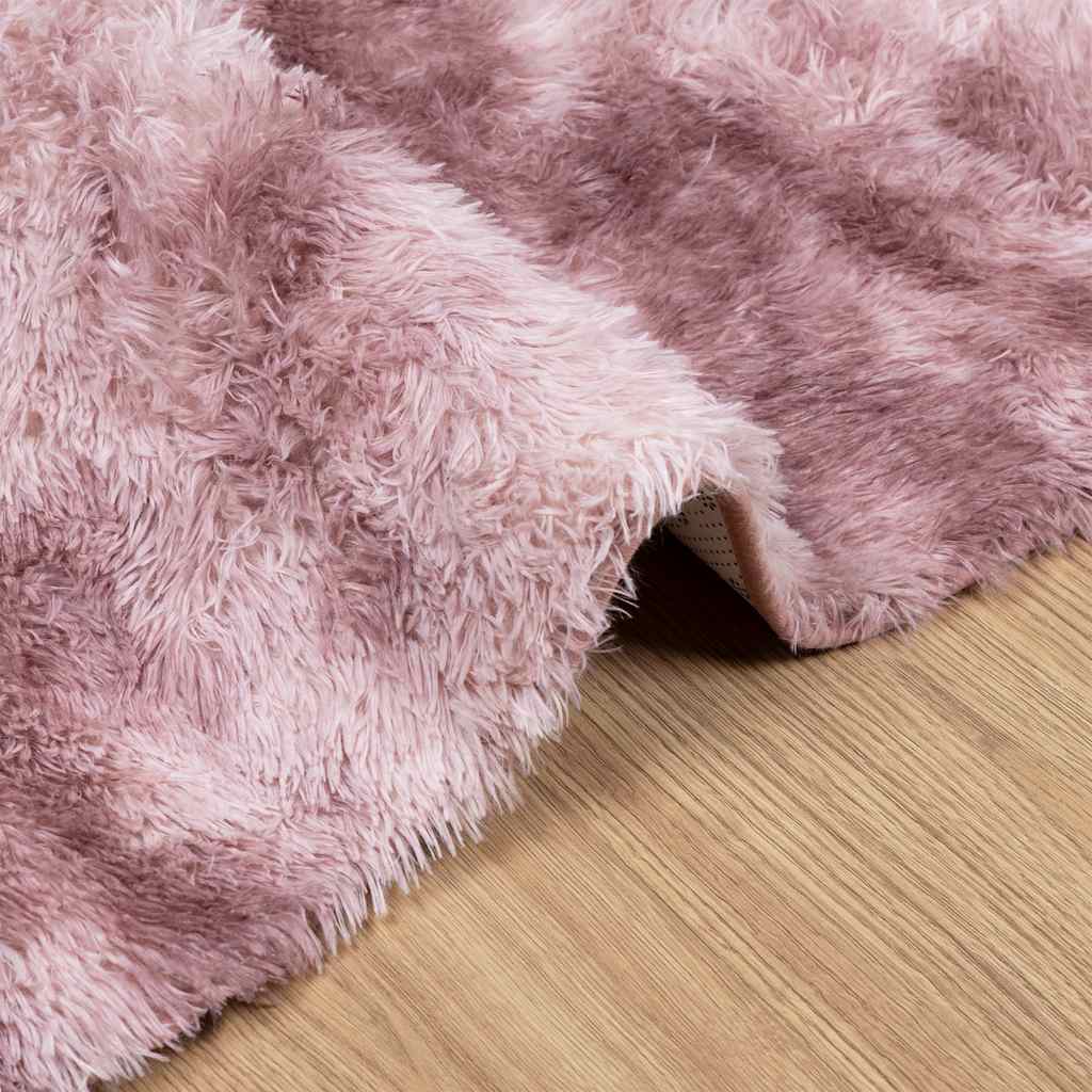 Teppich Shaggy Hochflor NAVARRA Beige 60x100 cm Polyester