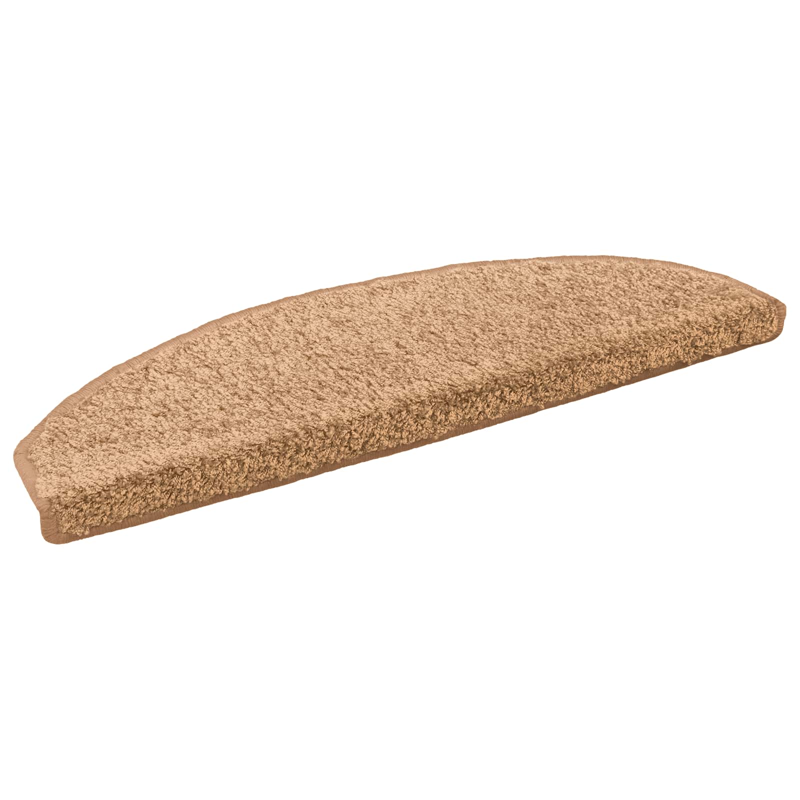 Stufenmatten 15 Stk. 56x17x3 cm Grau Halbrund