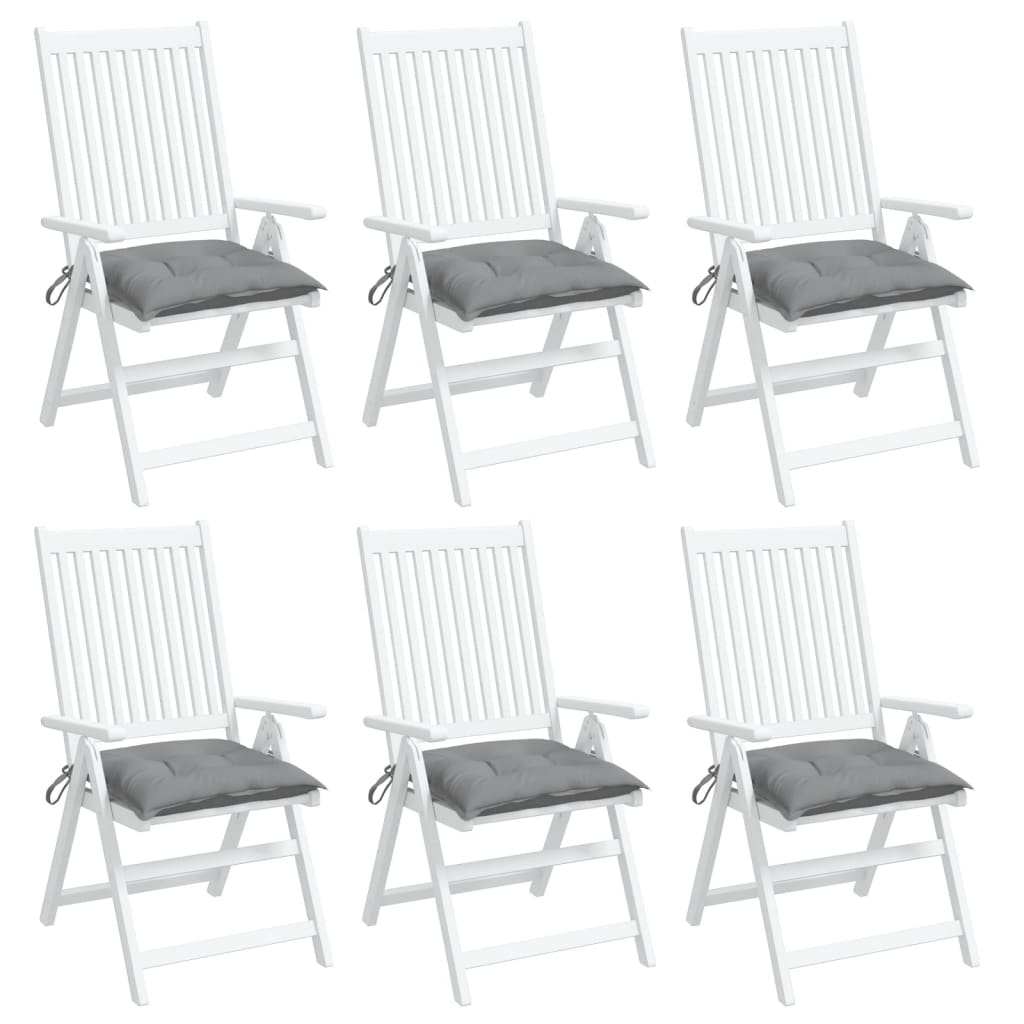 Stuhlkissen 4 Stk. Hellblau 40x40x7 cm Oxford-Gewebe