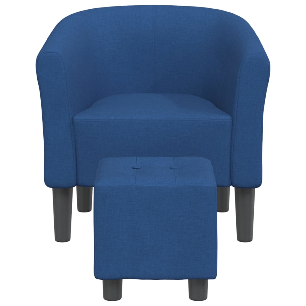 Clubsessel Dunkelgrau Stoff