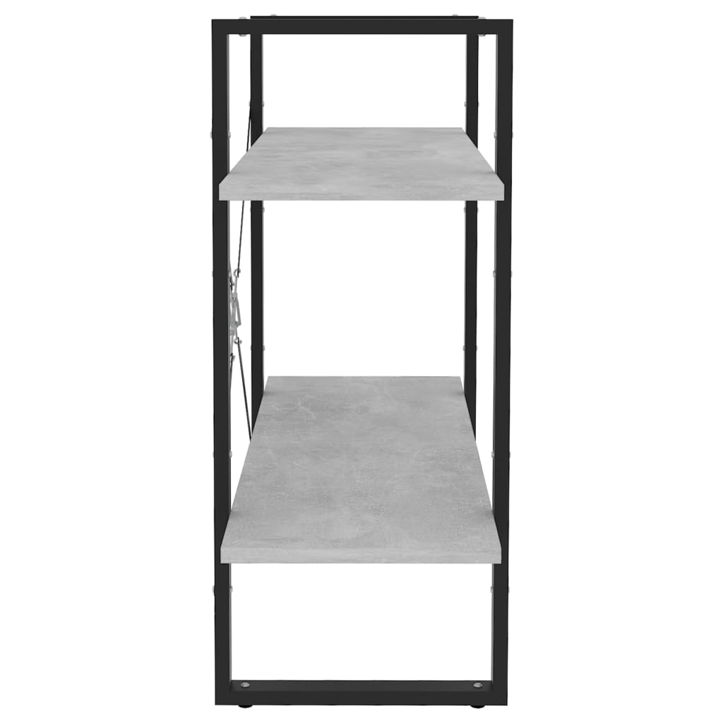 Bücherregal 2 Fächer Weiß 80x30x70 cm Holzwerkstoff