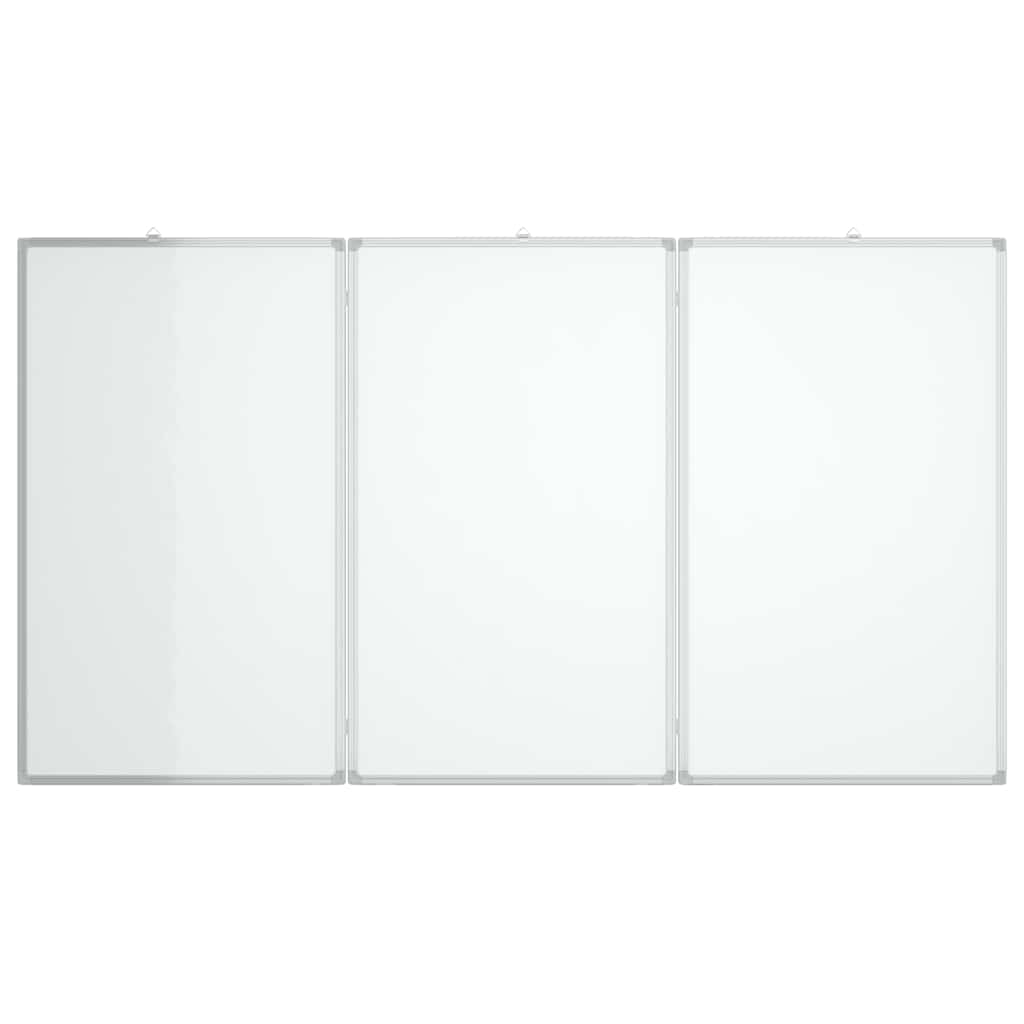 Magnetisches Whiteboard Klappbar 120x80x1,7 cm Aluminium