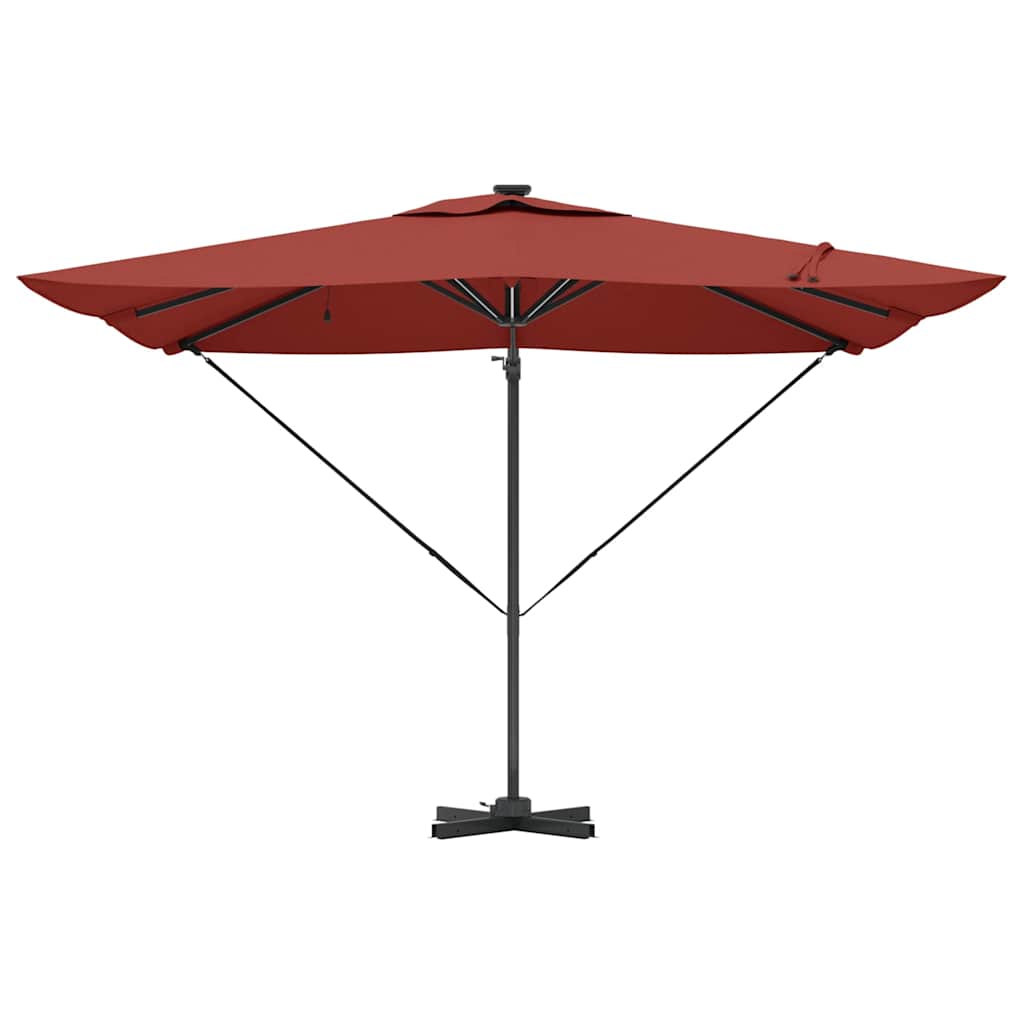 Sonnenschirm Sand 286 x 284 x 270 cm Aluminium und Polyester