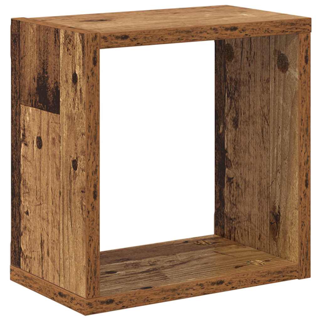 Würfelregale 2 Stk. Weiß 30x15x30 cm