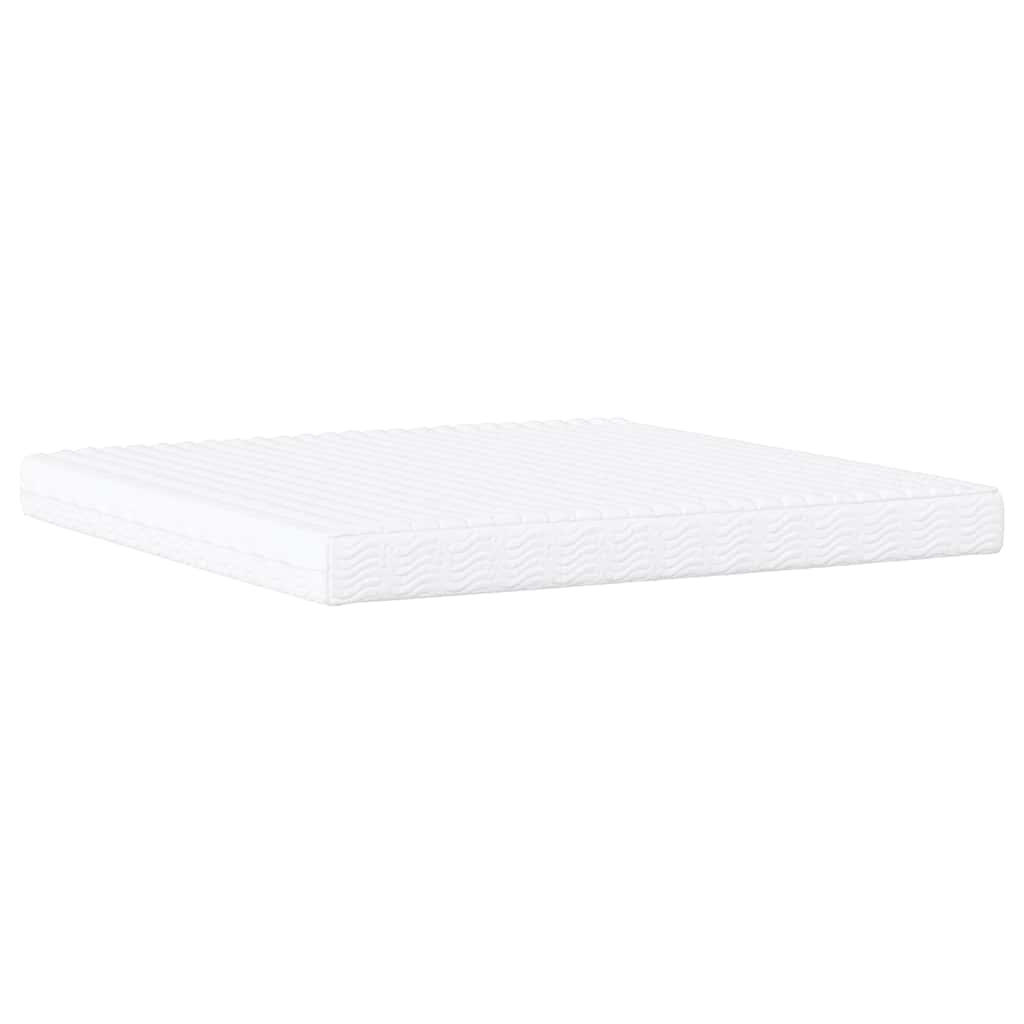 Bett mit Matratze "Dover" Hellgrau 80x200 cm Samt