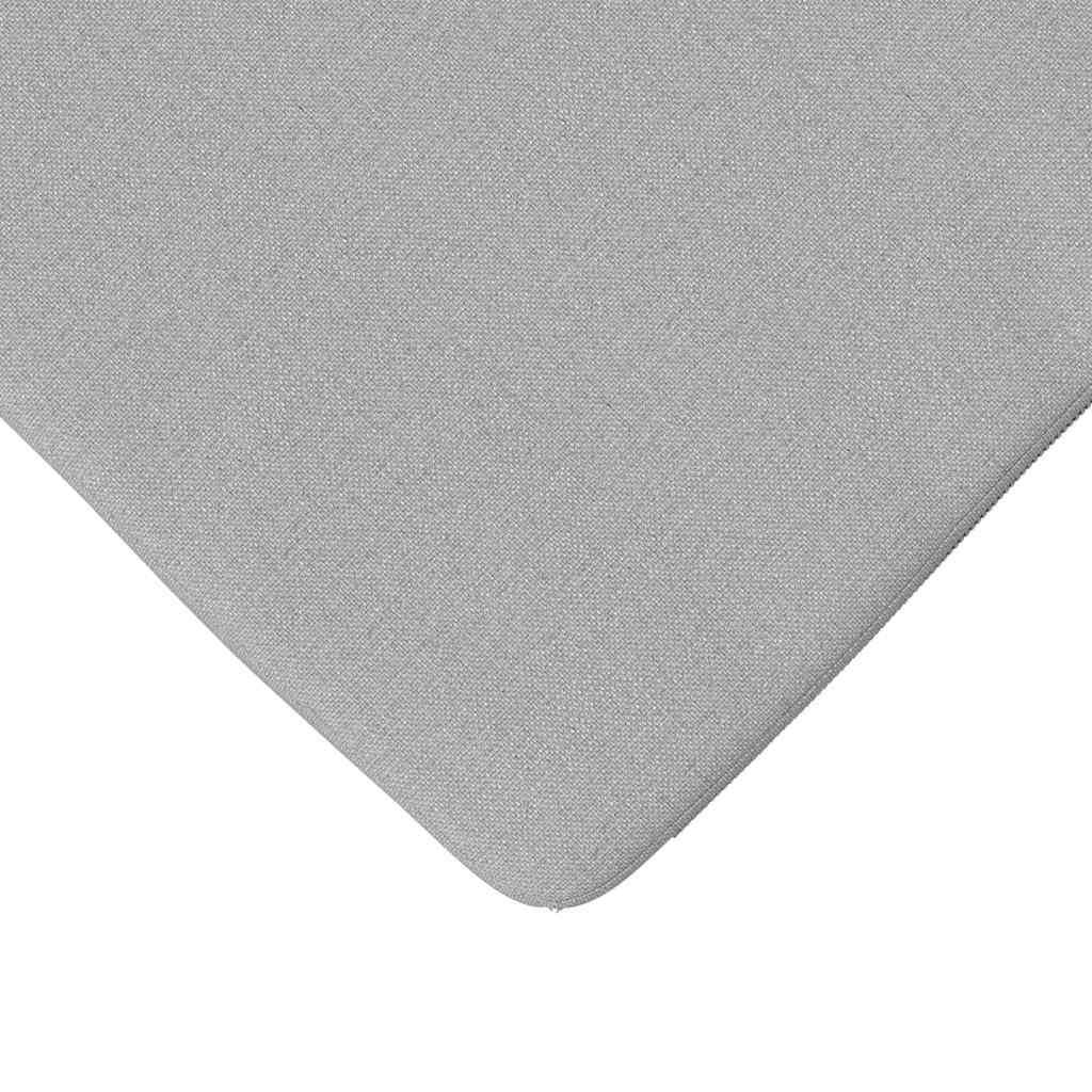Sitzkissen 4 pcs Hellgrau 40 x 40 x 3 cm Stoff