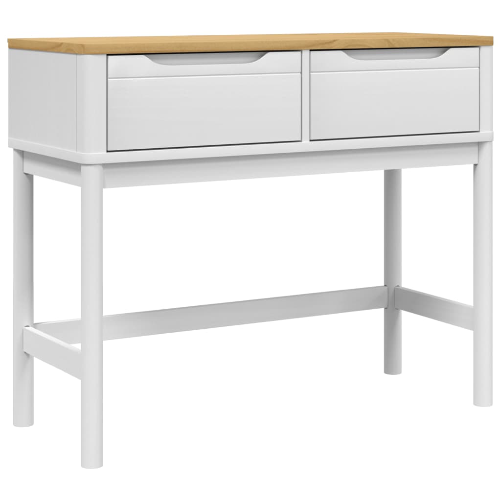 Konsolentisch FLORO Wachsbraun 89,5x36,5x73cm Massivholz Kiefer