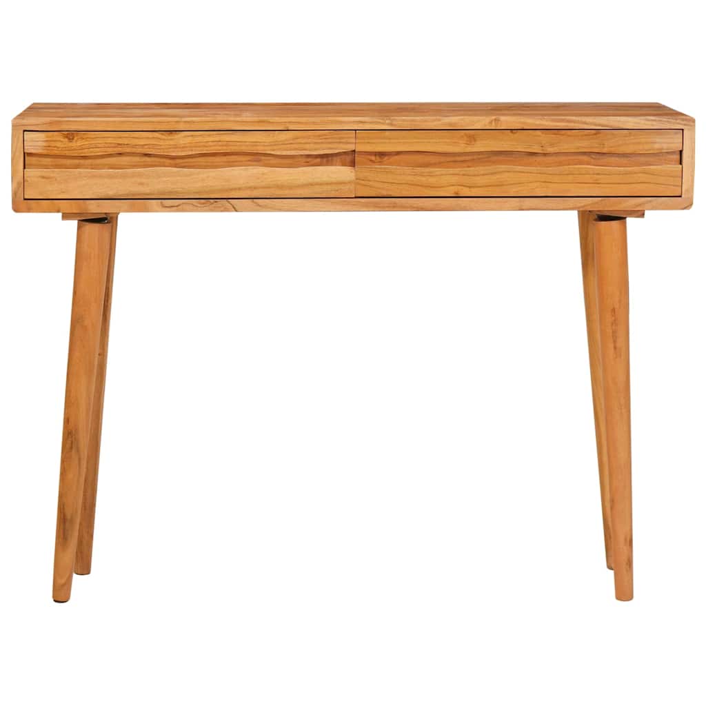 Konsolentisch Braun 110 x 30 x 80 cm Massivholz Akazie