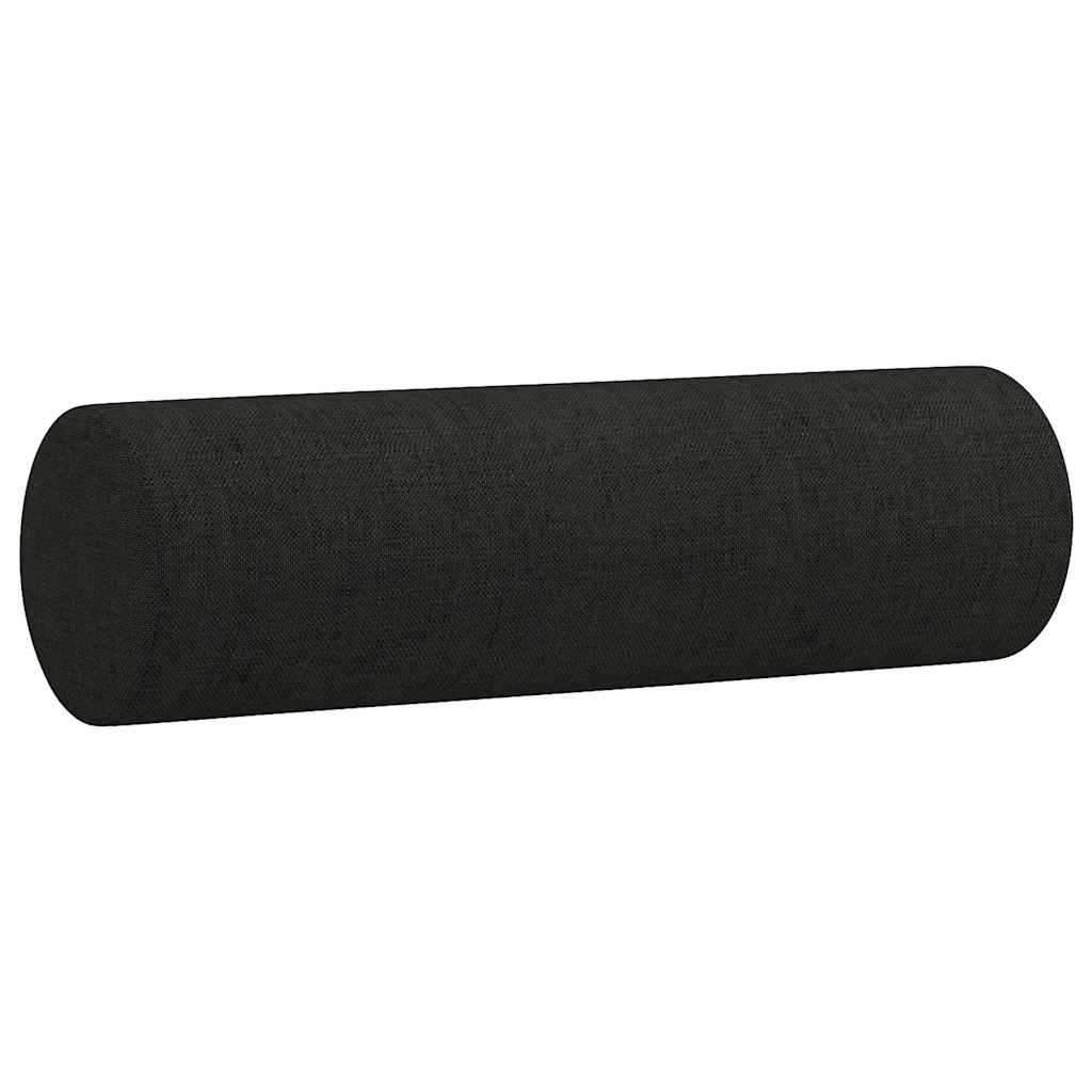 2-Sitzer-Sofa mit Zierkissen Braun 120 cm Stoff