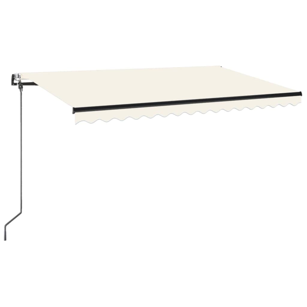 Markise Automatisch Einziehbar 350x250 cm Creme