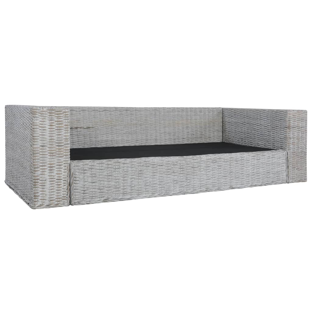 2-Sitzer Sofa Echtes Rattan