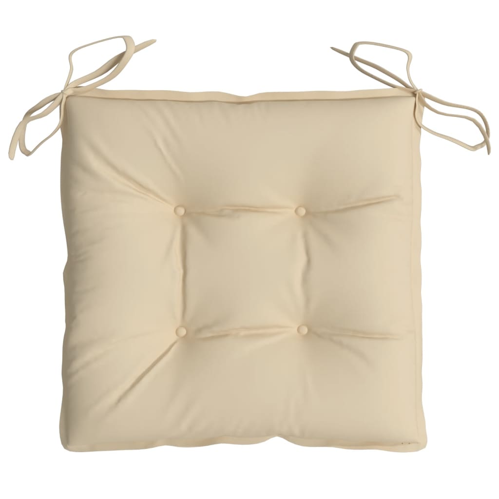 Stuhlkissen 4 Stk. Hellblau 40x40x7 cm Oxford-Gewebe