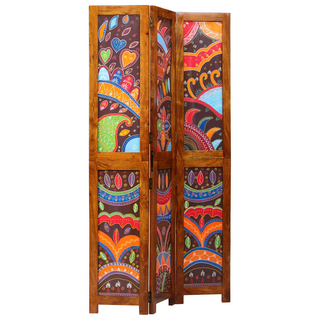 Raumteiler Honigbraun 105 x 1,5 x 160 cm Massivholz Akazie