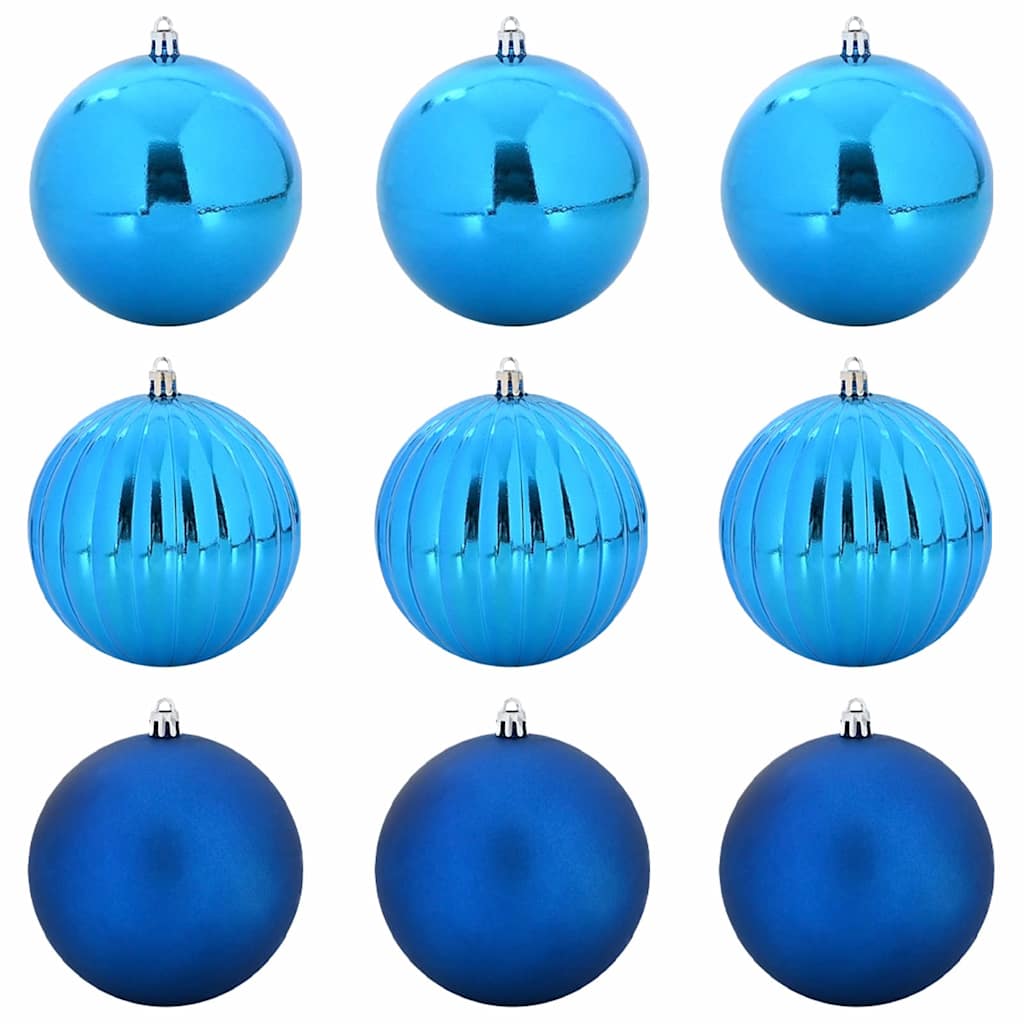 Weihnachtsbaumkugel Set XL 9 pcs Rot Kunststoff