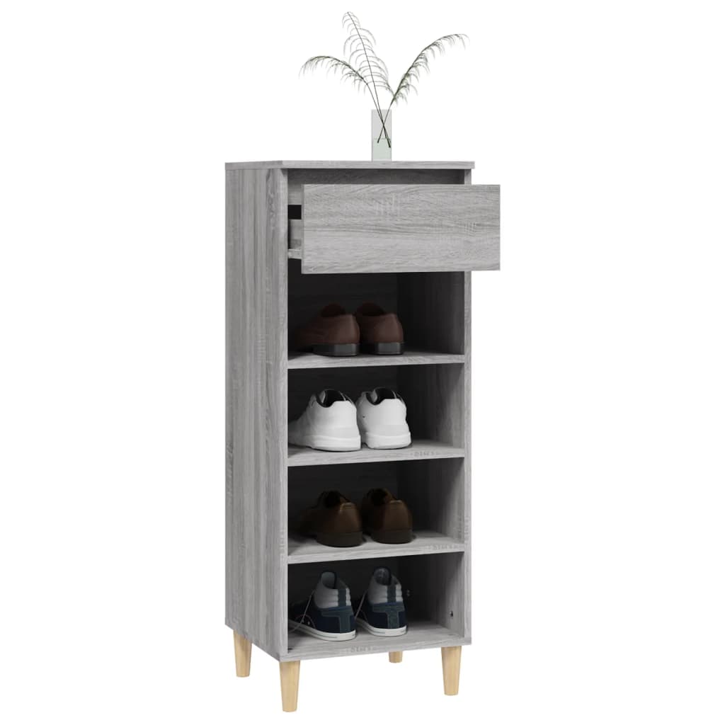 Schuhschrank Weiß 40x36x105 cm Holzwerkstoff