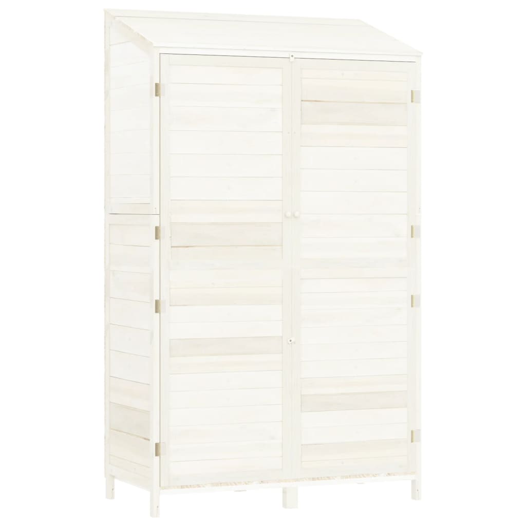 Geräteschuppen 55x52x174,5 cm Massivholz Tanne
